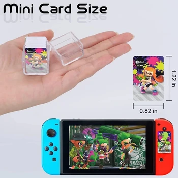 17Pcs Új Adatok Splatoon 3 2 1 Legújabb Minta Kategória NFC Mini Méretű Játék Kártya Ajándék Doboz NS 3DS Kapcsoló