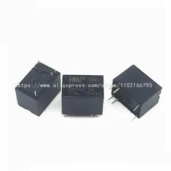 30db Miniatűr PCB relé 6 csapok mini relay DC 3V 5V 6V 9V, 12V KKK-21F 4100
