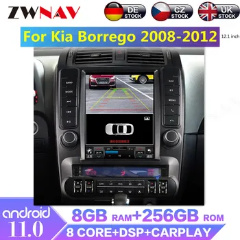 8GB+256 gb-os Android11 A Kia Borrego 2008-2012 5G IPS érintőképernyő autórádió Auto Multimédia DVD Lejátszó GPS Navigációs fejegység