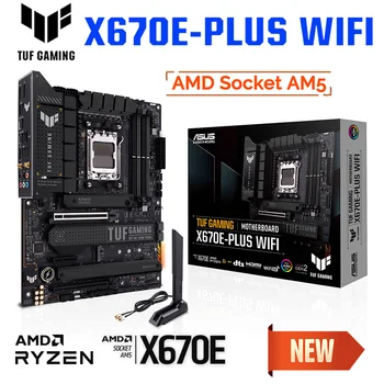 AMD Ryzen 7 7700 az ASUS TUF JÁTÉK X670E-PLUS WIFI AM5 Alaplap DDR5 pci-e 5.0 Szett Ryzen Asztali X670 ATX JÁTÉK Placa-mama