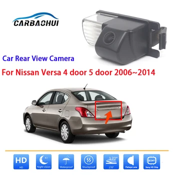 Autó Visszapillantó Kamera Nissan Versa 4 ajtós 5 ajtós 2006 ~ 2014 éjjellátó Hátrameneti Parkolás Kamera Vízálló magas minőség