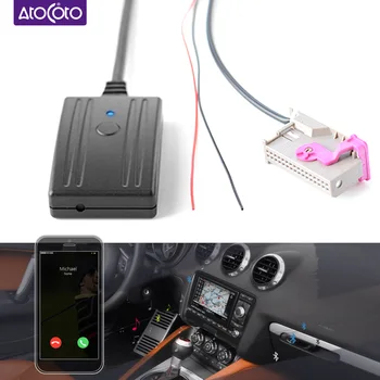 Bluetooth 5.0 Autóskészlet Telefon Kihangosító Audi RNS-E Navigációs A8 TT R8-as A3-as A4-es Rádió Sztereó 32 Pin-AUX Kábel Adapter