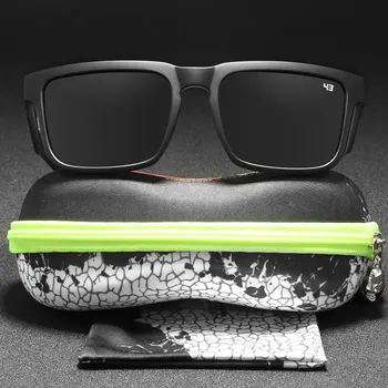 Férfi Márkás Klasszikus Retro Ken Block Napszemüveget Logó Polarizált UV400 Nők Divatos Tér Gafas de sol Lányok Szemüveg Vezetés