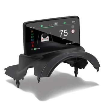 Képernyő műszeregység kijelzőjén A Tesla Modell 3 Modell Y Heads Up Display HUD Sebességmérő 5.16 Nagy felbontásban