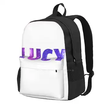 Lucy Utazási Laptop Bagpack Iskola Táskák Lucy Lány Nevek Galaxy Csillagok, Szép Hely