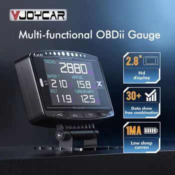 Lufi X1 OBD2 HUD Autó Head Up Display, Digitális Turbo boost Víz Olaj Hőmérséklet nyomásmérő Sebesség Afr FORDULAT / perc Üzemanyag-EXT Okos Mérő