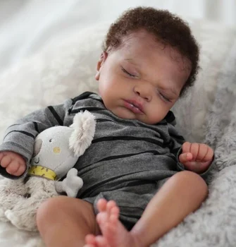 NPK 21inch Reborn Baba Készlet Everlee Újszülött Életnagyságú Alvó babát befejezetlen baba alkatrészek