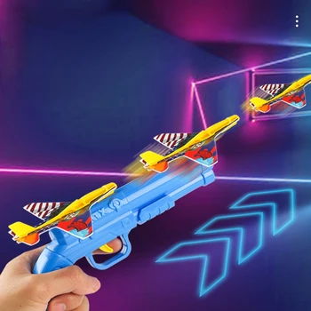 Repülőgép Launcher Buborék Katapult Gép Játék Repülőgép Játékok Gép Katapult Pisztoly Lövés Játék, Játékok Kültéri Játékok Gyerekeknek Ajándékokat