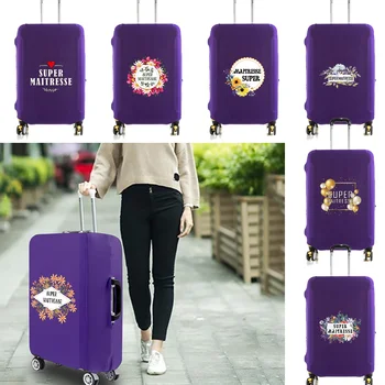 Rugalmas Bőrönd védőburkolat Holiday Utazási Essentials 18-32 Hüvelyk Maitresse Nyomtatás Utazás Tartozékok Poggyász Esetében