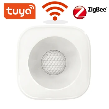 Tuya WiFi/Zigbee PIR Mozgásérzékelő ZigBee Vezeték nélküli Érzékelő Infravörös Érzékelő Biztonsági Riasztó Érzékelő Tuya ALKALMAZÁS, Vezérlés Kompatibilis