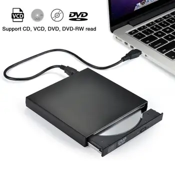 USB Külső DVD CD-RW Lemez Író Combo Meghajtó Olvasó a Windows 98/8/10 Laptop PC